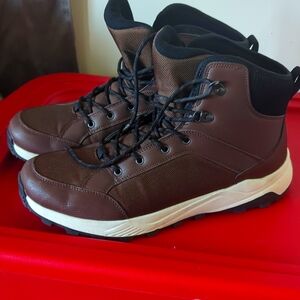 All In Motion Doran Winter Hiker Boots Oak Brown size 13